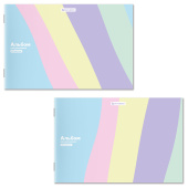 Альбом для рисования А4 40 л., скоба, обложка картон, BRAUBERG, 203х288 мм, "PASTEL", 107362 за 81 ₽. Альбомы и папки для рисования.  Доставка по РФ. Без переплат!