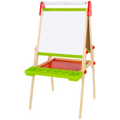 Мольберт растущий 3 в 1 для мела/магнитно-маркерный 48х43 см, BRAUBERG KIDS, 238151 за 7 561 ₽. Доски для письма мелом.  Доставка по РФ. Без переплат!