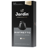 Кофе в капсулах JARDIN "Ristretto" для кофемашин Nespresso, 10 порций, 1352-10 за 399 ₽. Кофе и какао в капсулах.  Доставка по РФ. Без переплат!