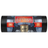 Мешки для мусора 180 л, ПРОЧНЫЕ черные, в рулоне 10 шт., ПВД 60 мкм, 2-х слойные, 90x110 см, "БРОНЯ", ВР-0011Н за 409 ₽. Мешки для мусора универсальные.  Доставка по РФ. Без переплат!