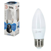 Лампа светодиодная ЭРА, 7 (60) Вт, цоколь E27, "свеча", холодный белый свет, 30000 ч., LED smdB35-7w-840-E27 за 149 ₽. Лампы светодиодные. Доставка по РФ. Без переплат!