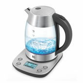 Чайник BQ (БИ-КЬЮ) KT1703G, 1,7 л, 2200 Вт, закрытый нагревательный элемент, ТЕРМОРЕГУЛЯТОР, стекло, 86197970 за 4&nbsp;975 ₽. Чайники.  Доставка по РФ. Без переплат!