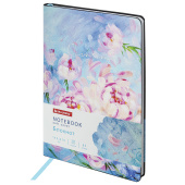 Блокнот А5 (143x210 мм), BRAUBERG VISTA "Pink flowers", под кожу, гибкий, срез фольга, 80 л., 112075 за 396 ₽. Бизнес-блокноты и бизнес-тетради.  Доставка по РФ. Без переплат!