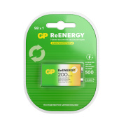 Батарейка аккумуляторная GP ReEnergy Ni-Mh 1 шт., "Крона" (20R8H 9V), 200 mAh, 20R8HRGY-2CRCB1 за 1&nbsp;365 ₽. Аккумуляторные батарейки.  Доставка по РФ. Без переплат!