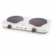 Настольная электрическая плита CENTEK CT-1507, 2000 Вт, 2 конфорки, 5 режимов нагрева, белая за 2 232 ₽. Портативные бытовые плиты.  Доставка по РФ. Без переплат!