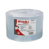 Бумага протирочная KIMBERLY-CLARK Wypall L30, 750 листов в рулоне, 23х38 см, 3-слойная, голубая, 7425 за 8&nbsp;274 ₽. Протирочная бумага и материалы.  Доставка по РФ. Без переплат!