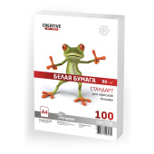 Бумага офисная А4, 80 г/м2, 100 л., СТУДЕНЧЕСКАЯ, CREATIVE, Россия, 146% (CIE), БС 100 за 170 ₽. Бумага белая марок А, В, С.  Доставка по РФ. Без переплат!