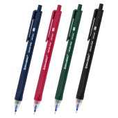 Ручка шариковая автоматическая BRAUBERG "TRIOS PRO COLOR", СИНЯЯ, трехгранный корпус, пишущий узел 0,5 мм, линия письма 0,35 мм, 144464 за 18 ₽. Ручки шариковые автоматические.  Доставка по РФ. Без переплат!