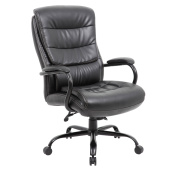 Кресло офисное BRABIX PREMIUM "Heavy Duty HD-004", НАГРУЗКА до 200 кг, экокожа, черное, 531942 за 28 605 ₽. Кресла повышенных нагрузок.  Доставка по РФ. Без переплат!