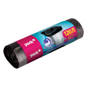 Мешки для мусора 120л, черные, в рулоне 10шт, ПНД, 13мкм, YORK, 902150 за 105 ₽. Мешки для мусора универсальные.  Доставка по РФ. Без переплат!