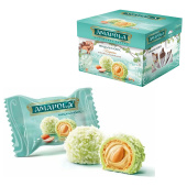 Конфеты глазированные AMAPOLA "Миндаль и Кокос" вафельные 100 г за 373 ₽. Конфеты в коробках.  Доставка по РФ. Без переплат!