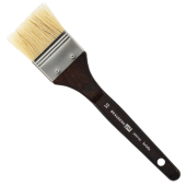 Кисть художественная профессиональная BRAUBERG ART CLASSIC, щетина, флейц, № 50, короткая ручка, 200746 за 169 ₽. Кисти художественные из натурального волоса.  Доставка по РФ. Без переплат!