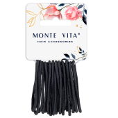 Резинки для волос НАБОР 20 шт., 0,45х14 см, чёрный, MONTE VITA (МОНТЕ ВИТА), 457039 за 59 ₽. Резинки для волос.  Доставка по РФ. Без переплат!