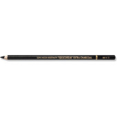 Карандаш угольный KOH-I-NOOR, 1 шт., "Gioconda" EXTRA, черный, B, 8811002003KS за 126 ₽. Мел, графит, сепия, сангина, соус, уголь художественные.  Доставка по РФ. Без переплат!