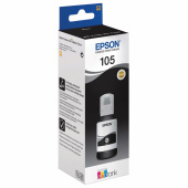 Чернила EPSON 105 (C13T00Q140) для СНПЧ L7160/L7180, черные пигментные, ОРИГИНАЛЬНЫЕ за 3&nbsp;357 ₽. Чернила для струйных принтеров и МФУ.  Доставка по РФ. Без переплат!