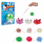 Игрушка "ДУТИКИ", надувается до 30 см, ассорти, 1TOY за 190 ₽. Игрушки развивающие.  Доставка по РФ. Без переплат!