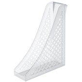 Лоток вертикальный для бумаг BRAUBERG ECO, 240х80х290 мм, сетчатый, прозрачный, 239016 за 231 ₽. Лотки вертикальные (стойки-уголки).  Доставка по РФ. Без переплат!