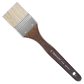 Кисть художественная профессиональная BRAUBERG ART CLASSIC, щетина, флейц, № 50, короткая ручка, 200746 за 169 ₽. Кисти художественные из натурального волоса.  Доставка по РФ. Без переплат!