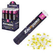 Хлопушка пневматическая 30 см "Звёзды", фольга, золото и серебро, ЗОЛОТАЯ СКАЗКА, 592459 за 143 ₽. Хлопушки.  Доставка по РФ. Без переплат!