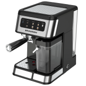 Кофеварка рожковая со встроенным капучинатором BRASSON (БРАССОН) CM-1830, 4 напитка, дисплей, 1,6 л, 1250 Вт, 20 бар, 457885 за 14&nbsp;425 ₽. Кофеварки рожковые.  Доставка по РФ. Без переплат!