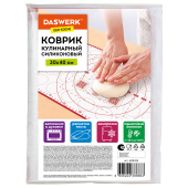Коврик силиконовый для раскатки/запекания 30х40 см, красный, DASWERK, 608424 за 202 ₽. Коврики кулинарные.  Доставка по РФ. Без переплат!