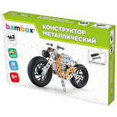Конструктор металлический "Мотоцикл", с подвижными деталями, 162 элемента, BAMBOX (БАМБОКС), 666364 за 630 ₽. Конструкторы.  Доставка по РФ. Без переплат!