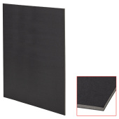 Пенокартон матовый, 70х100 см, толщина 5 мм, черный, BRAUBERG, 112480 за 603 ₽. Пенокартон.  Доставка по РФ. Без переплат!