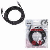 Кабель (патчкорд) UTP 5E категория, RJ-45, 5 м, SONNEN, для подключения Интернета по локальной сети LAN, 513124 за 215 ₽. Кабели-патчкорды RJ45 (для сетевых соединений).  Доставка по РФ. Без переплат!