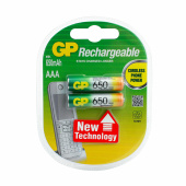 Батарейки аккумуляторные Ni-Mh мизинчиковые КОМПЛЕКТ 2 шт., AAA (HR03) 650 mAh, GP, 65AAAHC-2DECRC2, 65АAАНС-UC2 за 567 ₽. Аккумуляторные батарейки.  Доставка по РФ. Без переплат!