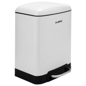 Ведро мусорное с педалью 6 л, крышка с доводчиком, белое матовое, металл, LAIMA ULTRA, 701569 за 2&nbsp;355 ₽. Контейнеры и ведра для мусора.  Доставка по РФ. Без переплат!