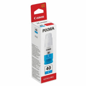 Чернила CANON (GI-40C) для СНПЧ Pixma G5040/G6040, голубые, ресурс 7700 страниц, оригинальные, 3400C001 за 1&nbsp;989 ₽. Чернила для струйных принтеров и МФУ.  Доставка по РФ. Без переплат!