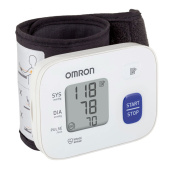 Тонометр (МЕД РегУд) OMRON RS2 (HEM-6121-RU), манжета 13,5-21,5 см, автоматический, на запястье, питание 2хААА за 5&nbsp;564 ₽. Тонометры.  Доставка по РФ. Без переплат!