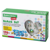 Набор для создания бижутерии и украшений BEADS SET РУСАЛКИ, 188 элементов, BRAUBERG KIDS, 664700 за 361 ₽. Наборы для изготовления бижутерии.  Доставка по РФ. Без переплат!