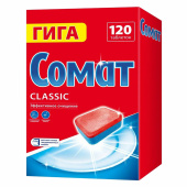 Таблетки для посудомоечных машин, 120 шт., СОМАТ "Classic" за 1 957 ₽. Таблетки, жидкие средства, порошки для мытья посуды в ПММ.  Доставка по РФ. Без переплат!