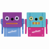 Точилка механическая ЮНЛАНДИЯ "I-Robot", корпус ассорти, 228484 за 256 ₽. Точилки механические.  Доставка по РФ. Без переплат!