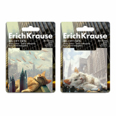 Блок самоклеящийся ERICH KRAUSE "Big City Cats", 75х75 мм, 50 листов, ассорти, 63183 за 104 ₽. Блоки самоклеящиеся.  Доставка по РФ. Без переплат!