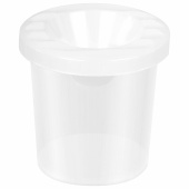 Стакан-непроливайка ПИФАГОР, белый, прозрачный, 191309 за 23 ₽. Стаканы-непроливайки для рисования.  Доставка по РФ. Без переплат!