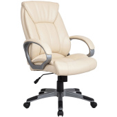 Кресло офисное BRABIX "Maestro EX-506", экокожа, бежевое, 531168 за 17&nbsp;570 ₽. Кресла для руководителей.  Доставка по РФ. Без переплат!