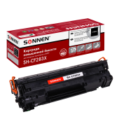 Картридж лазерный SONNEN (SH-CF283X) для HP Laser Jet Pro MFP M225DN/M225DW/M201DW, ресурс 2200 стр., 364105 за 585 ₽. Картриджи и тонеры для черно-белых лазерных принтеров, копиров, факсов и МФУ.  Доставка по РФ. Без переплат!