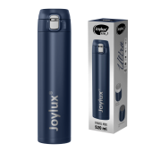 Термокружка 520 мл JOYLUX (ДЖОЙЛЮКС) ULTRA BLUE, нержавеющая сталь SUS304, синий матовый, 700278 за 685 ₽. Термокружки.  Доставка по РФ. Без переплат!