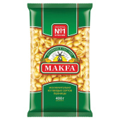 Макароны МАКФА "Ракушки", 400 г, 15657 за 117 ₽. Макаронные изделия.  Доставка по РФ. Без переплат!
