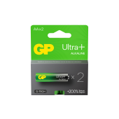 Батарейки КОМПЛЕКТ 2 шт., GP Ultra Plus G-Tech, AA (LR6), алкалиновые, пальчиковые, 15AUPA21-2CRSB2 за 228 ₽. Батарейки.  Доставка по РФ. Без переплат!