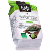 Чипсы Нори SEN SOY "Wasabi" из морской водоросли, 4,5 г, бгм056 за 117 ₽. Хлопья, каши, мюсли, попкорн, чипсы.  Доставка по РФ. Без переплат!