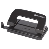 Дырокол металлический BRAUBERG "Classic", до 10 листов, черный, 222548 за 192 ₽. Дыроколы настольные.  Доставка по РФ. Без переплат!