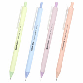Карандаш механический 0,5 мм, BRAUBERG SOFT PASTEL, корпус soft-touch ассорти, 181957 за 37 ₽. Карандаши механические.  Доставка по РФ. Без переплат!