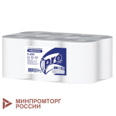 Полотенца бумажные рулонные 150 м, PROtissue (H1) PREMIUM, 2-слойные, белые, КОМПЛЕКТ 6 рулонов, С222 за 3 268 ₽. Полотенца бумажные профессиональные.  Доставка по РФ. Без переплат!