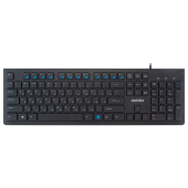 Клавиатура проводная SMARTBUY SLIM 206, USB, 104 клавиши, черная, SBK-206US-K за 714 ₽. Клавиатуры проводные.  Доставка по РФ. Без переплат!