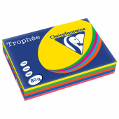 Бумага цветная CLAIREFONTAINE, А4, 80 г/м2, 500 л. (5 цветов x 100 л.), микс интенсив, Франция, 1704SC за 2 310 ₽. Бумага цветная форматная.  Доставка по РФ. Без переплат!