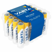 Батарейки алкалиновые "мизинчиковые" КОМПЛЕКТ 24 шт., VARTA ENERGY, ААА (LR03,15А), пластиковый бокс, 4103229224 за 1 594 ₽. Батарейки.  Доставка по РФ. Без переплат!