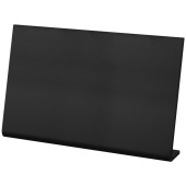 Табличка меловая настольная А4 (21x29,7 см), L-образная, горизонтальная, ПВХ, ЧЕРНАЯ, BRAUBERG, 291291 за 379 ₽. Меловые ценники и таблички.  Доставка по РФ. Без переплат!